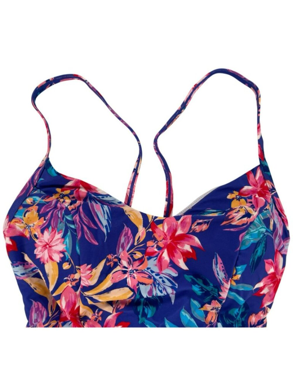 Cupshe Tummy Control Square Neck One-Piece Floral Swimsuit Adjustable Size L NEW - Picture 3 of 9